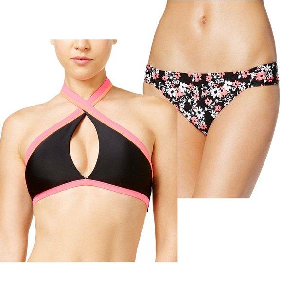 Swim Bottom/Bikini Nation Top Lot of 2 California Waves - Picture 1 of 5